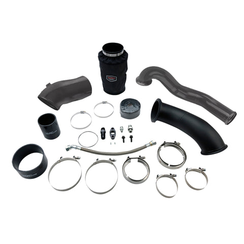 Wehrli 2004.5-07 Cummins 5.9L S400 High Mnt Turbo 2nd Gen Swap Kit - Gun Metal - WCF100486-GM