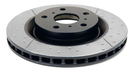 DBA 05-23 Nissan Frontier Rear Street Series Drilled & Slotted Rotor - 2325X