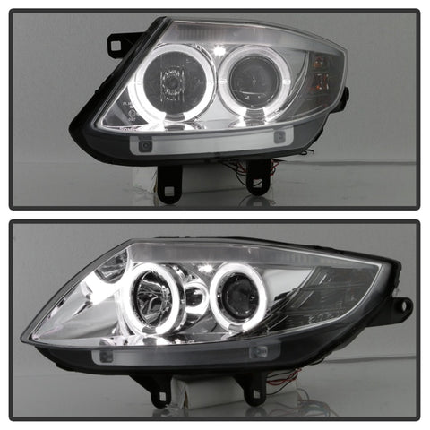 Spyder BMW Z4 03-08 Projector Headlights Xenon/HID Model Only - LED Halo Chrome PRO-YD-BMWZ403-HID-C - 5029683