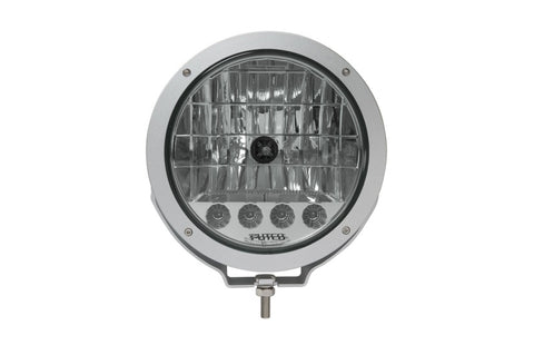 Putco HID Lamp w/4 LED DayTime Running Lights - 9in Silver Housing w/ Clear Lens HID Off Road Lamps - 231910