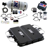 Nitrous Express Nitrous & Water Injection Kit w/Billet LT4 Supercharger Lid w/12lb Bottle - 20939BMF-12