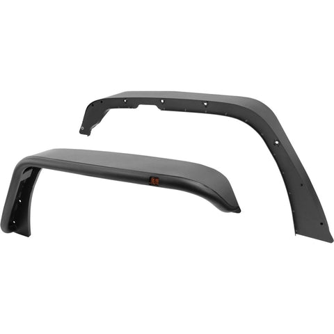 Westin/Snyper 07-17 Jeep Wrangler Tube Fenders - Front - Textured Black - 62-1005