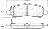 StopTech Street Brake Pads - Front - 308.16470