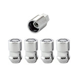 McGard Wheel Lock Nut Set - 4pk. (Cone Seat) 1/2-20 / 3/4 & 13/16 Dual Hex / 1.46in. Length - Chrome - 24130