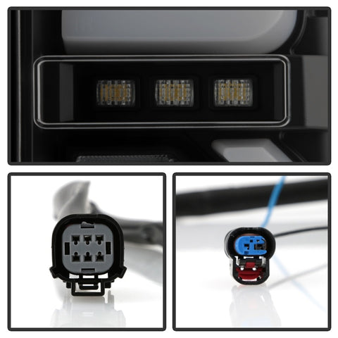 Spyder GMC Sierra 19-20 Incandescent Bulb Model Only LED Tail Lights-Black Smoke ALT-YD-GS19-LED-BSM - 5000293