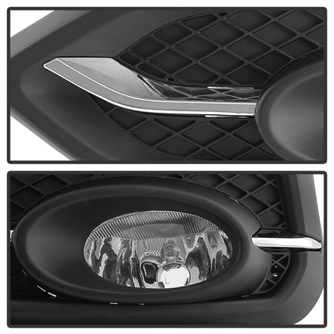 Spyder Honda Civic 2014-2015 2Dr/Coupe (EX Model Only)OEM Fog Light W/Switch- Clear FL-HC2014-2D-C - 5080226