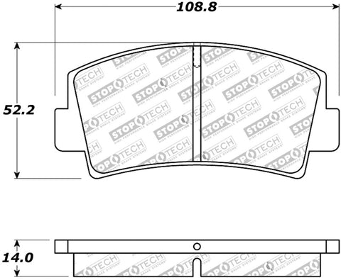 StopTech Performance Brake Pads - 309.00760