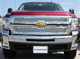 Putco 07-10 Chevrolet Silverado HD Punch Stainless Steel Grilles - 84195