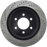 StopTech Slotted & Drilled Sport Brake Rotor - Rear Left - 127.65153L