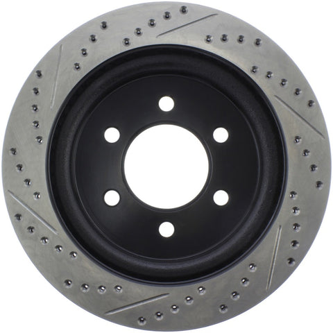 StopTech Slotted & Drilled Sport Brake Rotor - Rear Left - 127.65153L