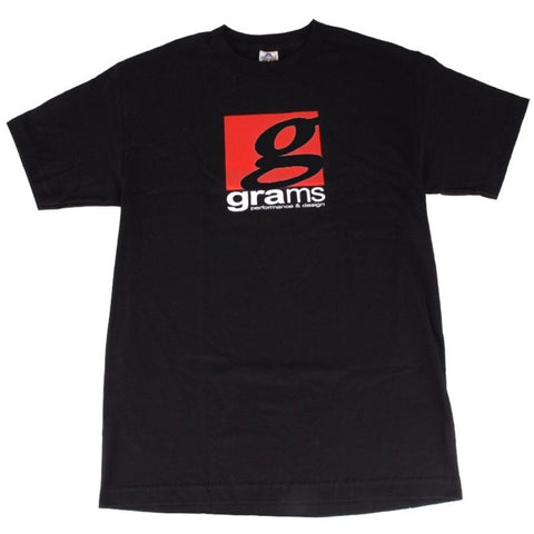 Grams Performance and Design Logo Black T-Shirt - XL - G35-99-6012