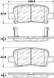 StopTech Street Select Brake Pads - Front - 305.08650