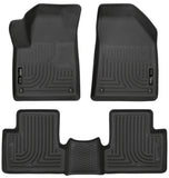 Husky Liners 15-22 Jeep Cherokee WeatherBeater Combo Black Floor Liners - 99091