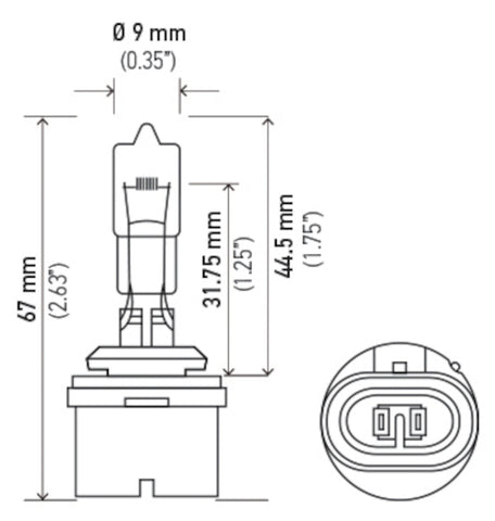 Hella Bulb 887 12V 50W Pg13 T325 - 887