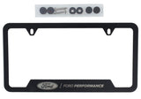 Ford Racing Stainless Steel Ford Performance License Plate Frame - Black - M-1828-SS304BK