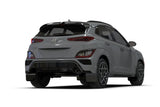 Rally Armor 2022 Hyundai Kona N Line Black UR Mud Flap w/ Red Logo - MF93-UR-BLK-RD