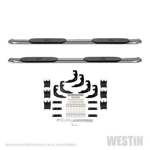 Westin 19-20 Dodge/Ram 1500 Crew Cab PRO TRAXX 4 Oval Nerf Step Bars - SS - 21-24080