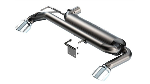 Borla 21-22 Ford Bronco 2.3L 4WD S-Type Axle Back Exhaust w/ Bright Chrome Tips - 11974