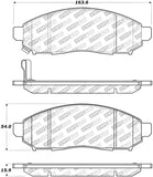 StopTech Street Select Brake Pads - Front - 305.10940