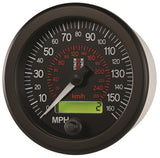 Autometer Stack Instruments 88MM 0-160 MPH / 260 KM/H Programmable Speedometer - Black - ST3801