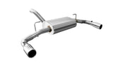 Corsa 18+ Jeep Wrangler JL 2.5in Dual Rear Exit Polished Tips Sport Axle-Back Exhaust - 21014