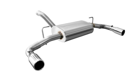 Corsa 18+ Jeep Wrangler JL 2.5in Dual Rear Exit Polished Tips Sport Axle-Back Exhaust - 21014