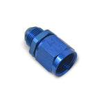 Russell Performance BLUE ANODIZED -6 TUBE COUPLING NUT W/ FLARED REDUCER TO -4 AN MALE - 660000