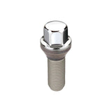 McGard Hex Lug Bolt (Cone Seat) M12X1.25 / 17mm Hex / 25.6mm Shank Length (Box of 50) - Chrome - 69761