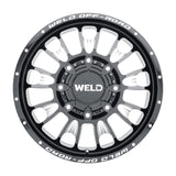 Weld Off-Road W121 20X8.25 Scorch Front 8X200 ET108 BS8.90 Gloss Black MIL 142.2 - W12108292890