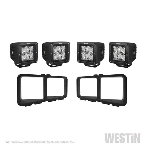 Westin Universal Light Kit for Outlaw Front Bumpers - Textured Black - 58-9915