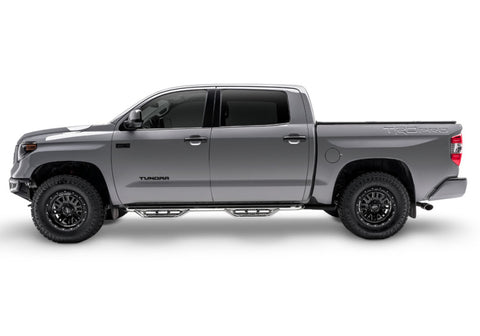 N-Fab Podium SS 15-18 GMC/Chevy Canyon/Colorado Crew Cab SRW - Polished Stainless - Cab Length - 3in - HPG1583CC-SS