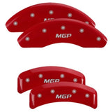 MGP 4 Caliper Covers Engraved Front & Rear MGP Red Finish Silver Characters 1987 BMW 325 - 22238SMGPRD