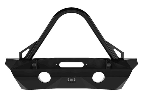 ICON 07-18 Jeep Wrangler JK Pro Series Front Recessed Winch Bumper w/Stinger/Tabs - 25242