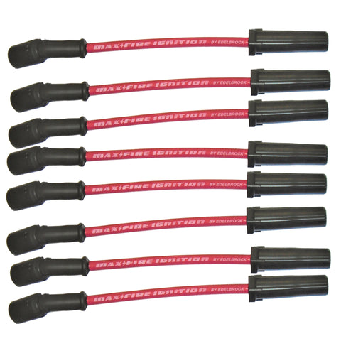 Edelbrock Spark Plug Wire Set GM LS Engines Heat Shields w/o Red Wire (Set of 8) - 22717