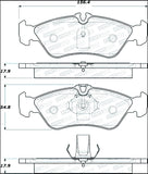 StopTech Street Brake Pads - 308.12290