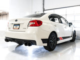 AWE Tuning Subaru WRX/STI VA/GV Sedan Track Edition Exhaust - Diamond Black Tips (102mm) - 3020-43066