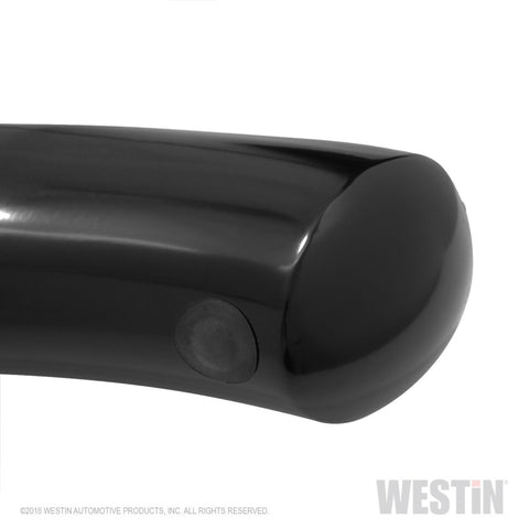 Westin 19-20 Chevrolet/GMC Silverado/Sierra 1500 Double Cab PRO TRAXX 4 Oval Nerf Step Bars - Black - 21-24125