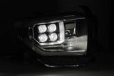 AlphaRex 14-20 Toyota Tundra NOVA LED Projector Headlight Plank Style Alpha Black w/Activation Light - 880728