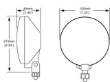 Hella 700FF H3 12V/55W Halogen Driving Lamp Kit - 010032801