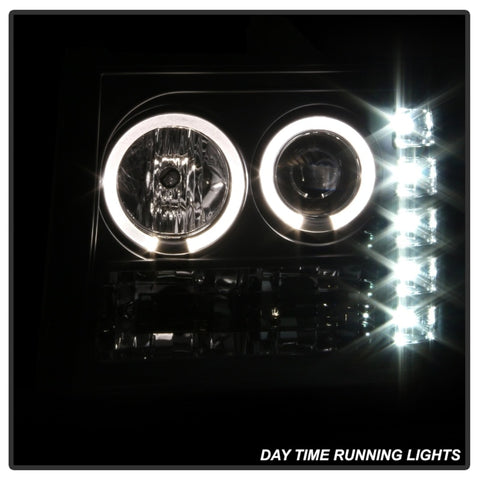 Spyder GMC Sierra 1500/GMC Sierra Denali 08-13 Projector LED Halo- LED Blk PRO-YD-GS07-HL-BK - 5010605