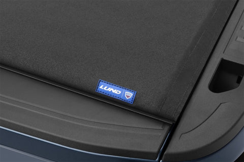Lund 99-07 Ford F250/F350/F450 Super Duty (8ft bed) Genesis Roll Up Tonneau Cover - Black - 960253
