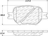 StopTech Street Select Brake Pads - Front/Rear - 305.08170