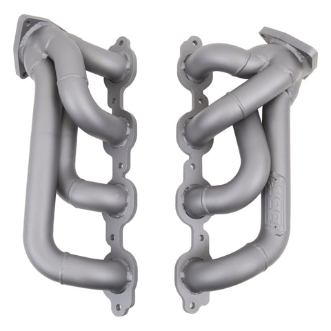 BBK 14-18 GM Truck 5.3/6.2 1 3/4in Shorty Tuned Length Headers - Titanium Ceramic - 4047