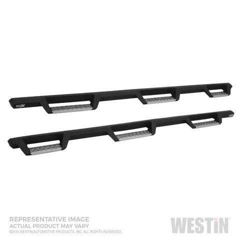 Westin 19-23 RAM 1500 Crew Cab 5.7ft. (Excl. 2019+ Clsc) HDX SS Drop W2W Nerf Step Bars - Tex. Blk - 56-5347052