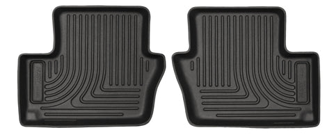 Husky Liners 07-12 Dodge Caliber / 07-14 Jeep Compass WeatherBeater Black 2nd Seat Floor Liners - 14001