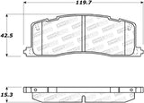 StopTech Street Brake Pads - Front/Rear - 308.05010