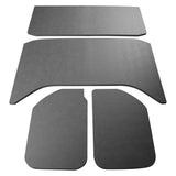 DEI 11-18 Jeep Wrangler JK 4-Door Boom Mat Headliner - 4 Piece - Gray Leather Look - 50161