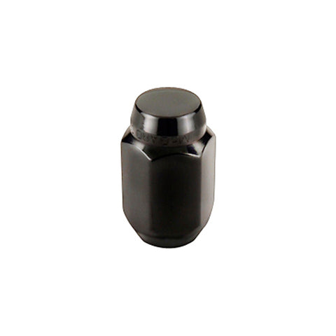 McGard Hex Lug Nut (Cone Seat) M12X1.5 / 13/16 Hex / 1.5in. Length (Box of 144) - Black - 69431