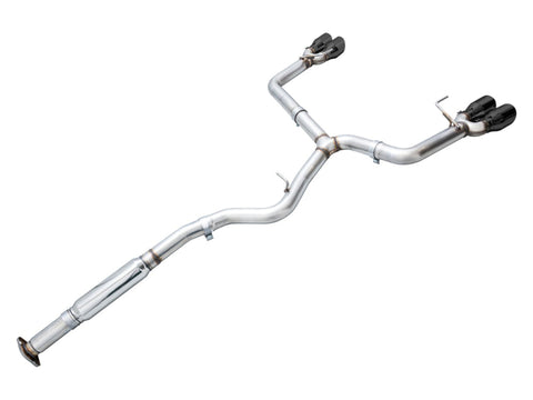 AWE Tuning 2022+ VB Subaru WRX Track Edition Exhaust - Diamond Black Tips - 3020-43979