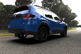 Rally Armor 2022 Subaru Forester (Incl. Wilderness) Black UR Mud Flap w/ White Logo - MF82-UR-BLK/WH